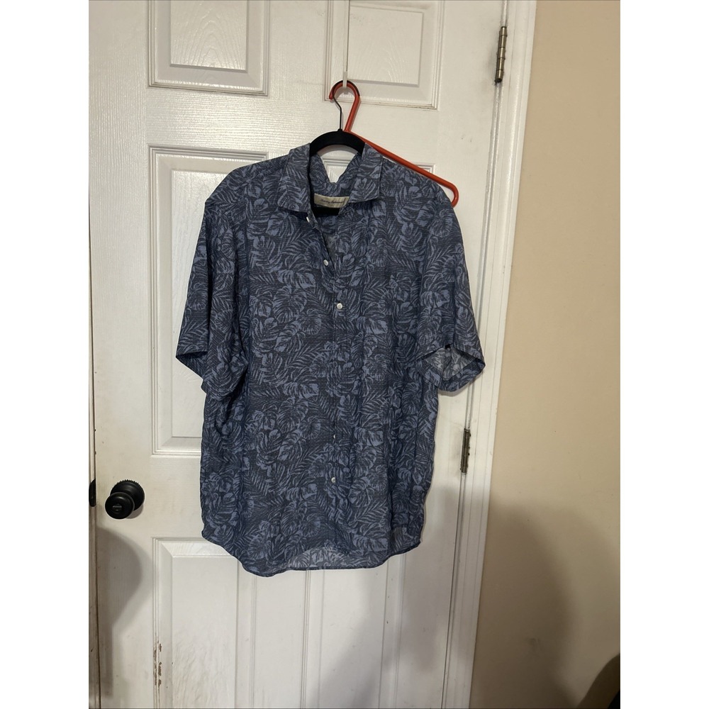 Tommy Bahama Hawaiian Button Up Shirt  Modal Blend  XLarge